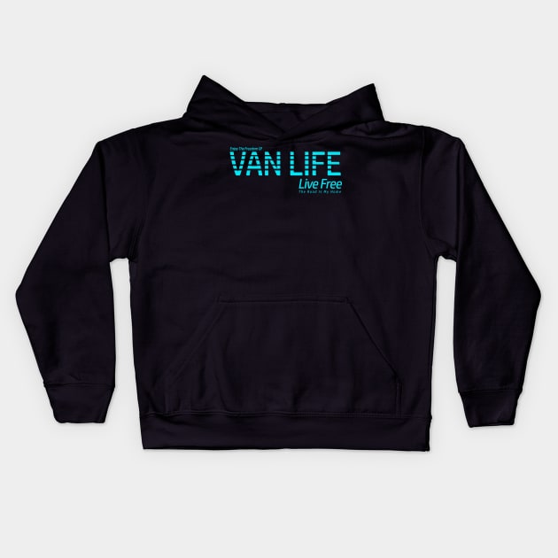 Van Life Kids Hoodie by ShirtFace
